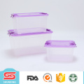 Non-toxic kitchen fresh plastic food storage set with lid